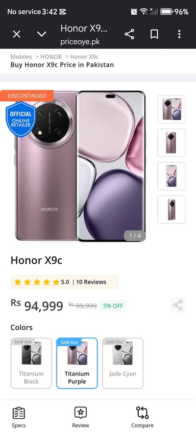 Honor X9c Smart
