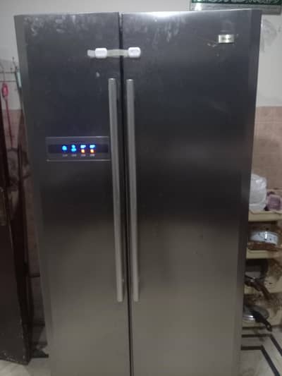 haier double door fridge
