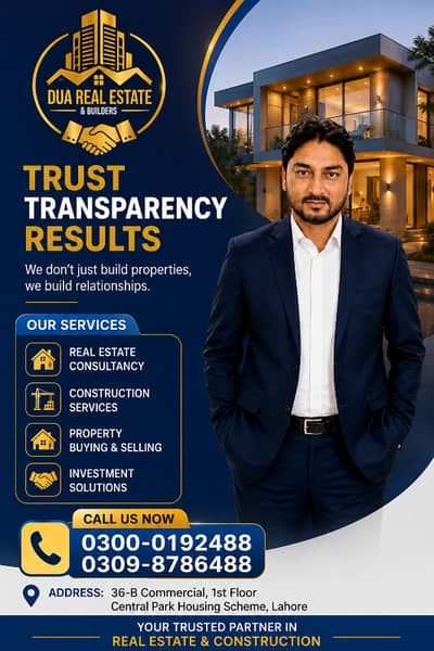 10 Marla Possession Plot Available for Sale very prime location in Central park housing scheme Lahore.