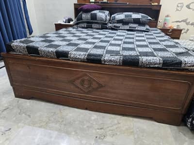 old Pure wood Bed