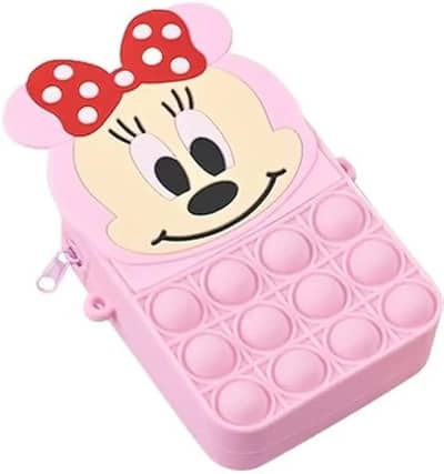  Cute Minnie Mouse Pop It Coin Purse for Kids