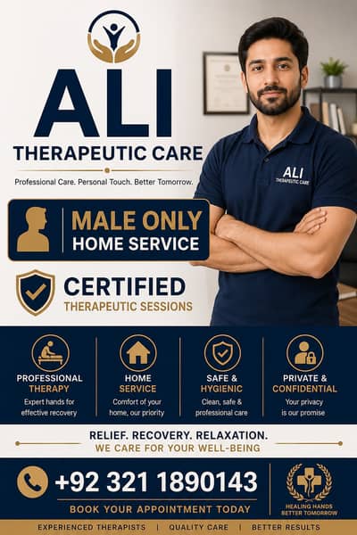 ALI THERAPEUTIC CARE provides professional, certified male-only home t