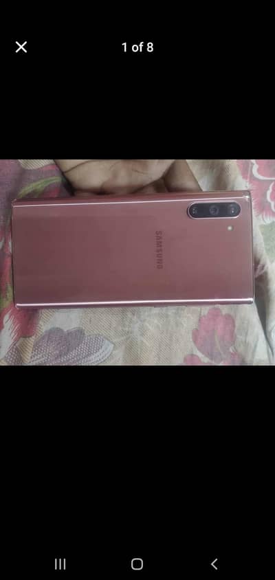 Samsung Mobile Note 10 single sim 12 256 pech aproof ha all ok