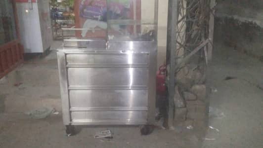 Fries steelnes steel counter brand new for sale