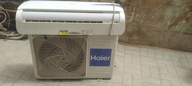haier air conditioner 1 ton non inverter on condition gas 410