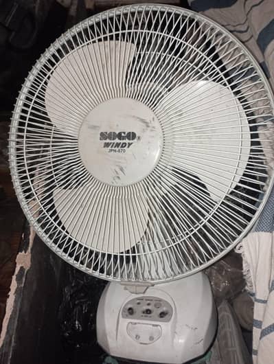 sogo portable fan no battery used working condition