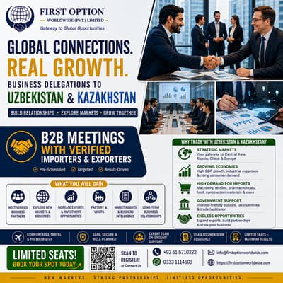 Business Delegation to Uzbekistan & Kazakhstan | Verified B2B Meetings