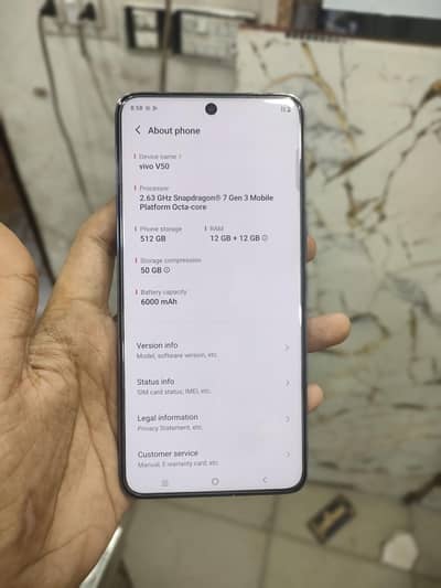 Vivo V50 12/512