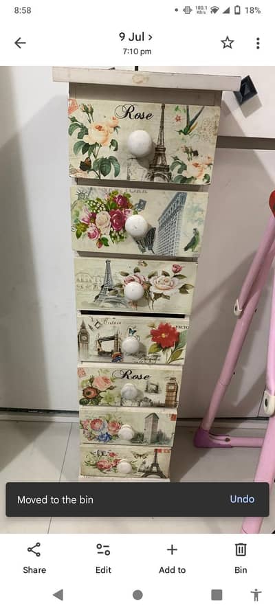 small eifille tower drawer available for sale