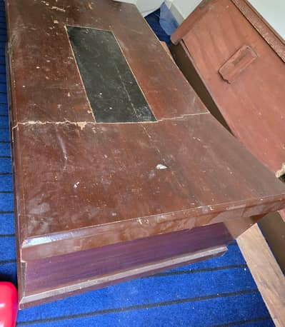 Broken center table for scrap