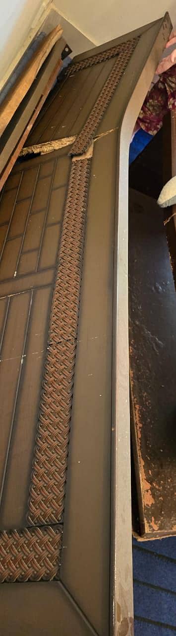 Broken bed footboard