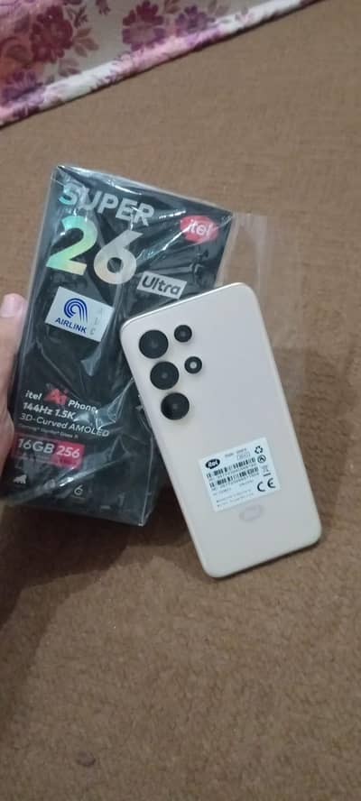 Itel s26 ultra, alimond light colour