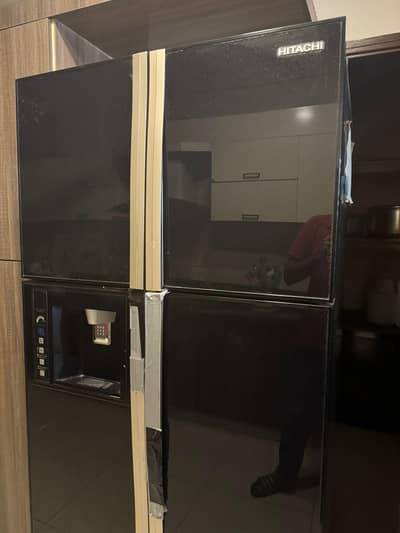 Hitachi double door fridge