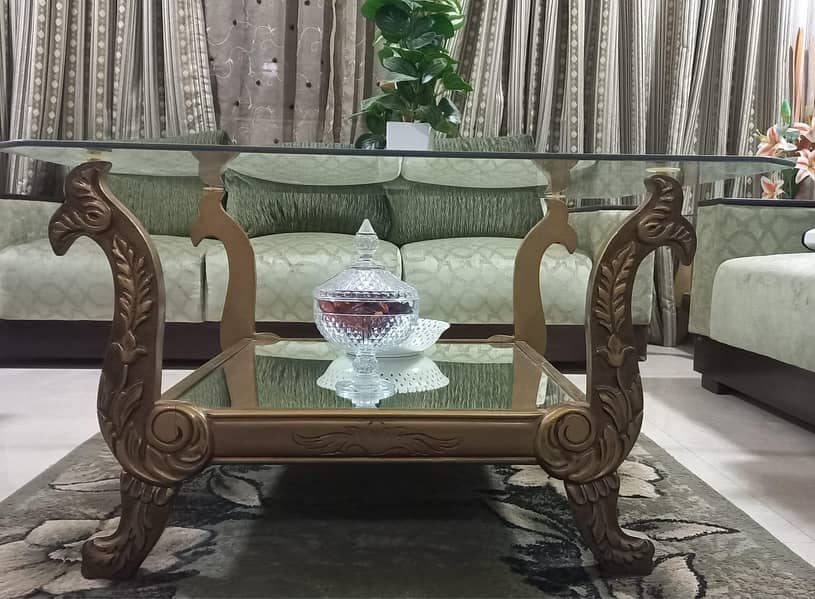 Centre table with two side tables 2