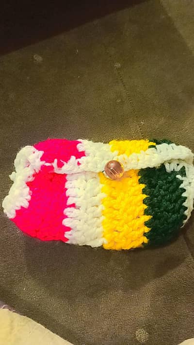 handmade crochet wallet