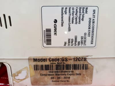 Gree AC split unit