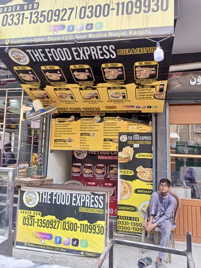 Complete Running Fast Food & Pizza Setup for Sale