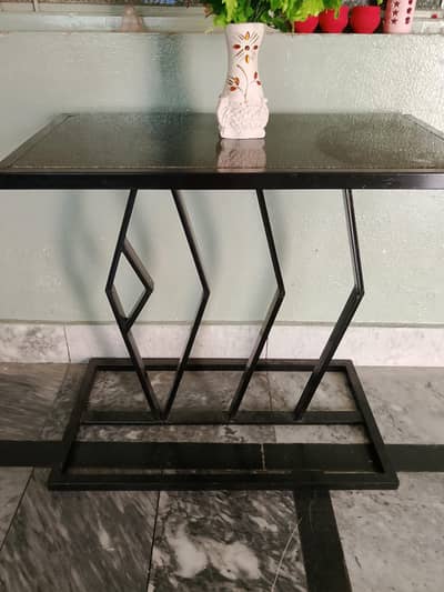 Marble Top with Metal Frame . center Table . New