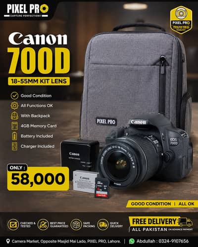 Brand new canon eso700d