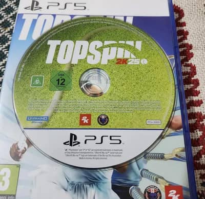 TopSpin 2K25 PS5 Tennis Game