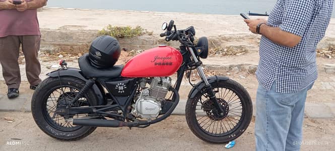 Suzuki gs250 (engine swapped)