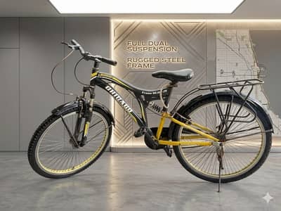 Chicago Dual-Suspension Mountain Bicycle
