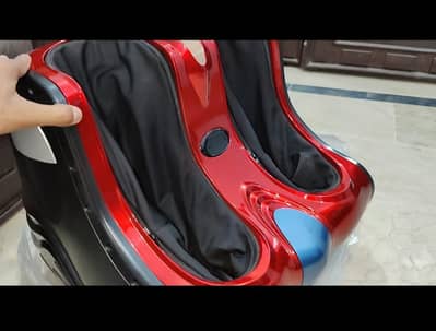Foot and Calf Massager with Heating Red color