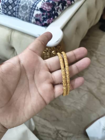 gold bangles 20.85 weight
