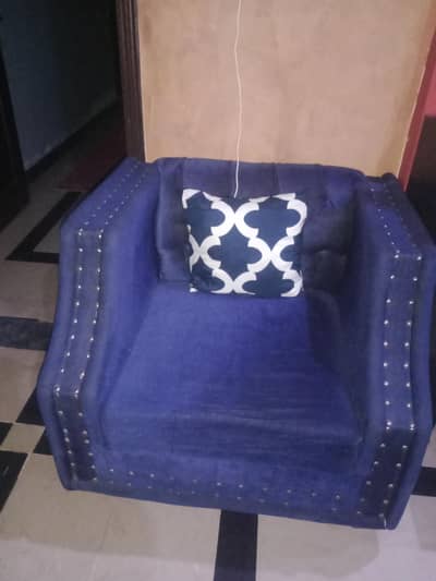 royal blue sofa set