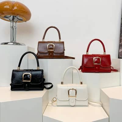 Crossbody Bag Women Retro Square Design