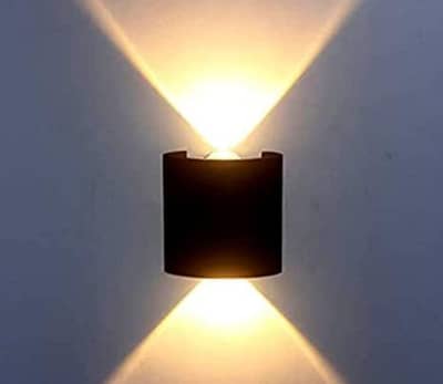 1+1 waterproof outdoor wall light