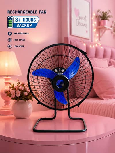 rechargeable fan 3h+ battery backup