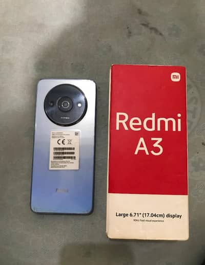 Redmi a3 4GB 128GB official PTA approved dual sim SD card 