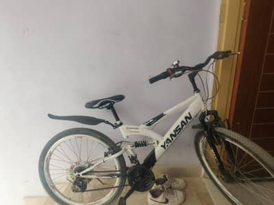 yansan mtb cycle double gare and double jump