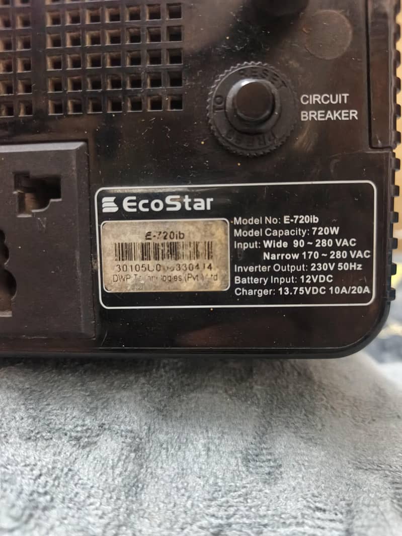ecostar 750volt ups 1