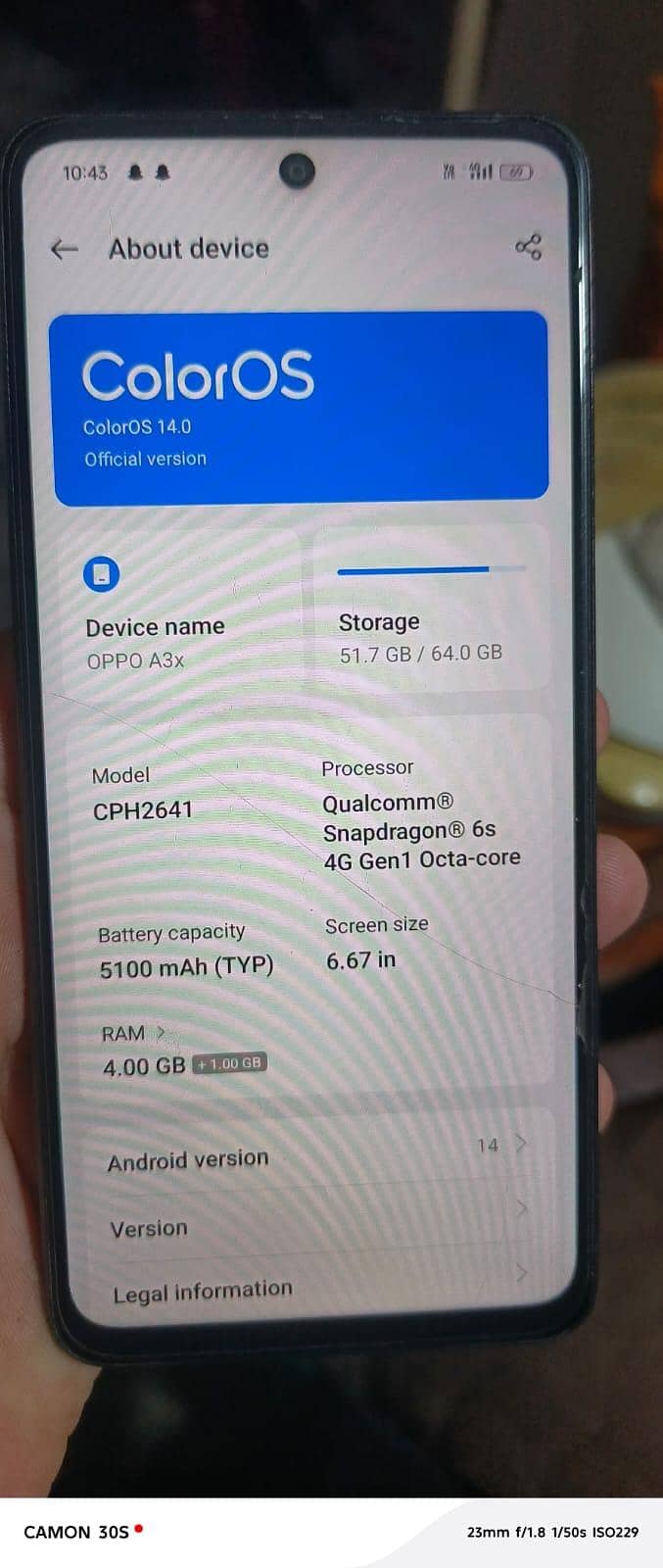OPPO A3x 5