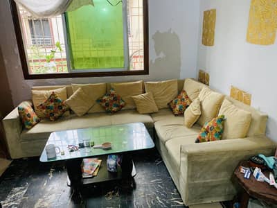 L shape sofa set 6 seater