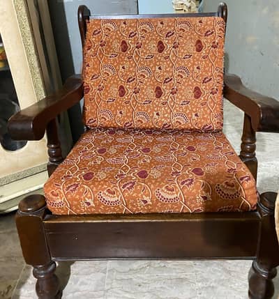 wooden sofa set