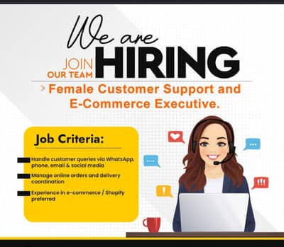 Hiring Female Sales Staff