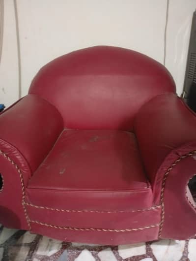 solid wooden 1 sofa seat, fresh rexeen poshish