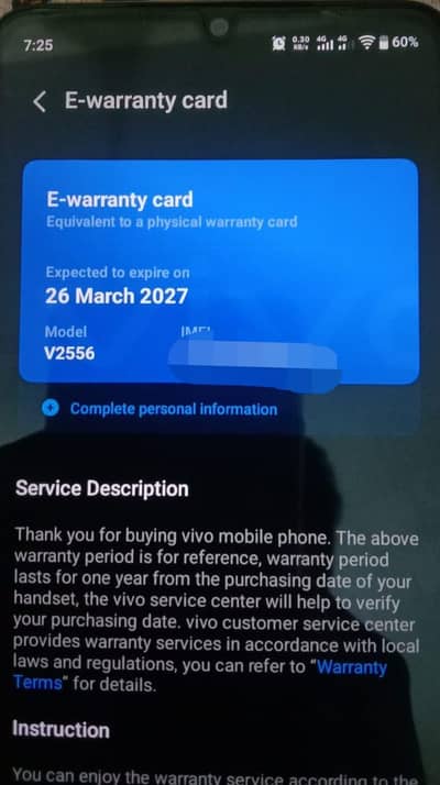 Vivo Y05 6GB RAM 64GB Storage | Excellent Condition