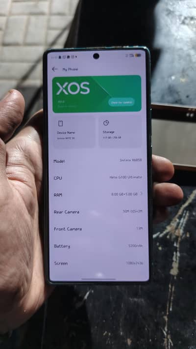Infinix Note 50 full lush condition with box chager