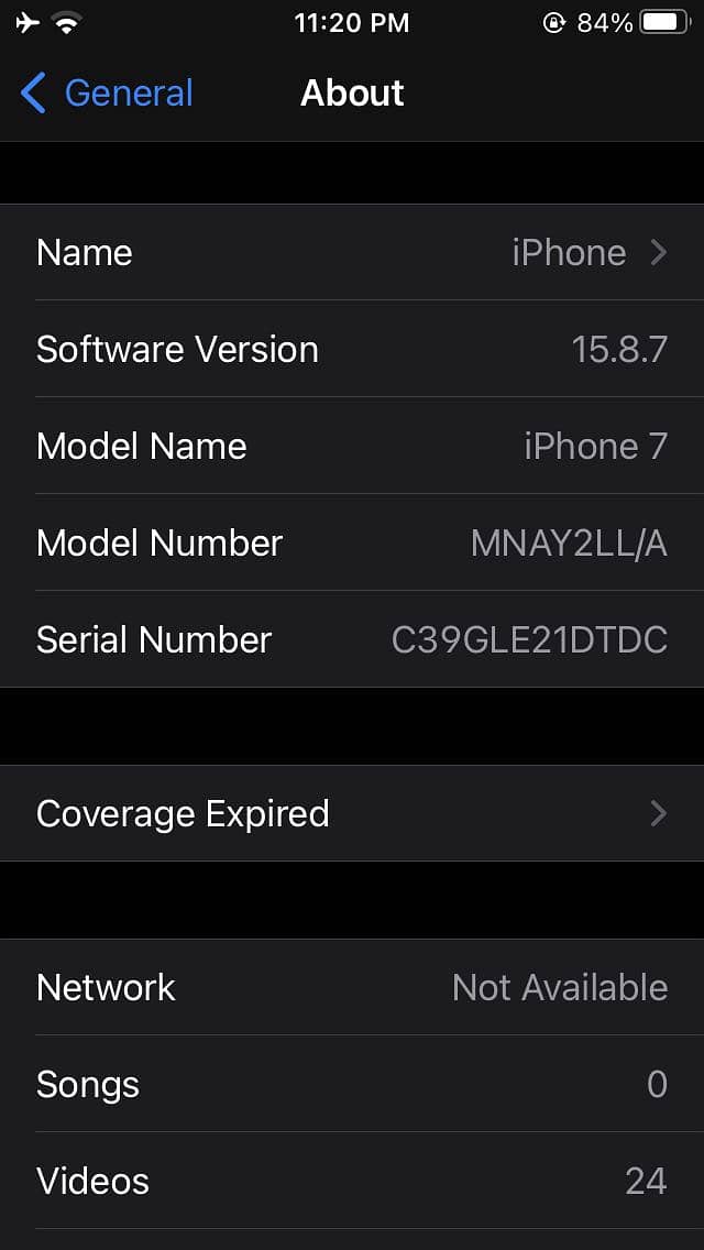 Apple iPhone 7 0