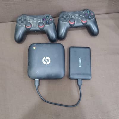 Hp Gaming Mini pc + Console with controllers 500gb hdd