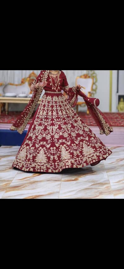 New Bridal Lehnga. Three piece with potli.