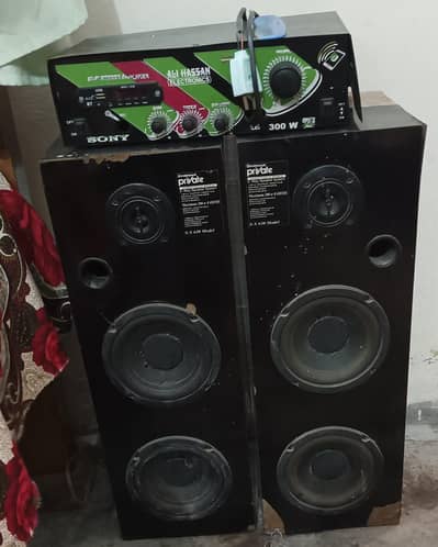 6 inch speakers with amplifier