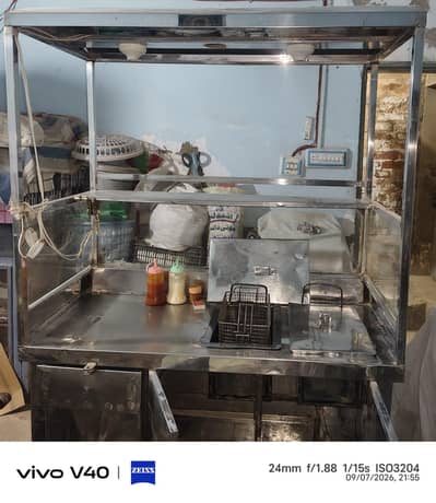 Fries Counter with Complete Saman Available for Sell