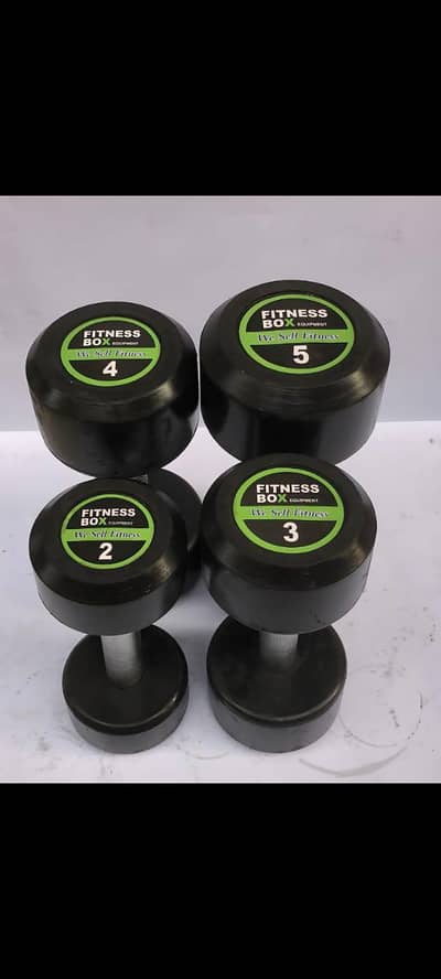 Dumbbell | dumble | weight | Rubber coated dumbel