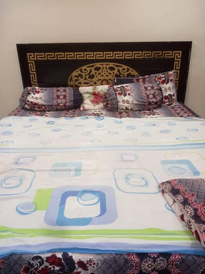wooden bed for sale .