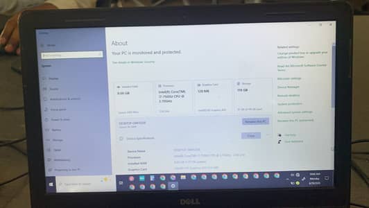 i7 7th generation 8GB Ram 128 GB SSD
